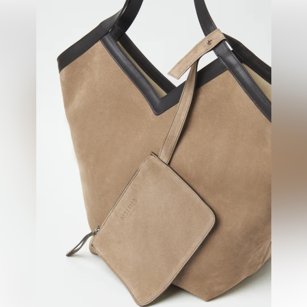Peserico Suede tote bag - Picture 3 of 4